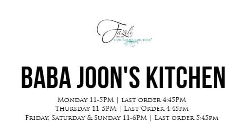 Baba Joon's Kitchen - general event at Fazeli Cellars in Temecula, California