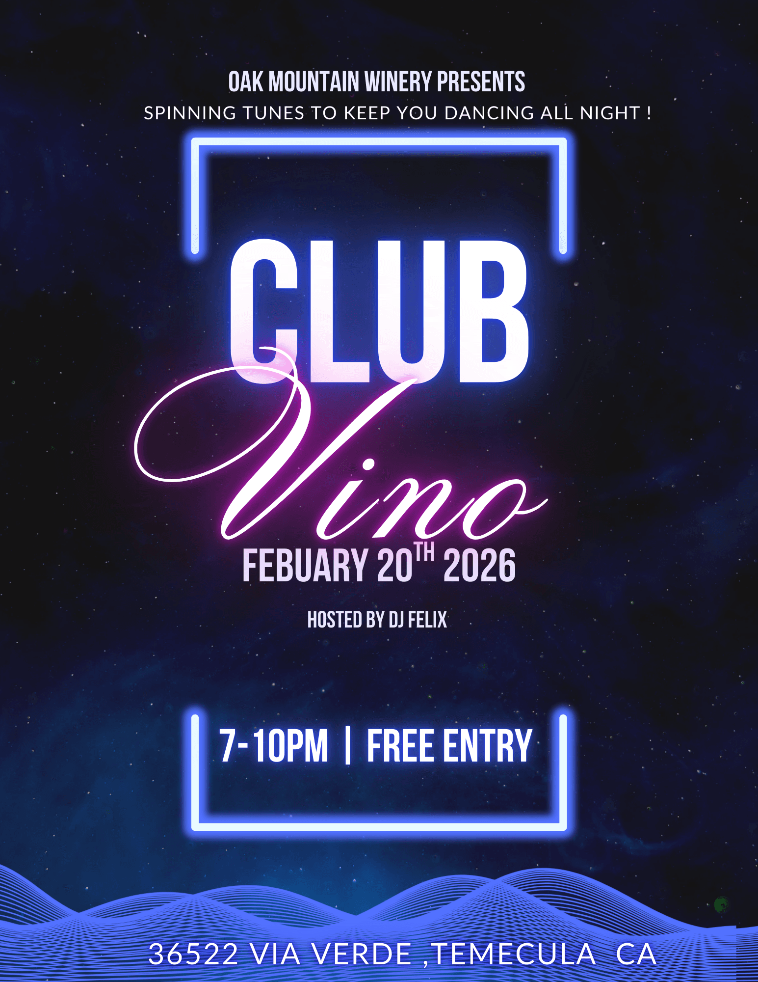 Club Vino by Oak Mountain Winery - Winery event at Oak Mountain Winery in Temecula, California