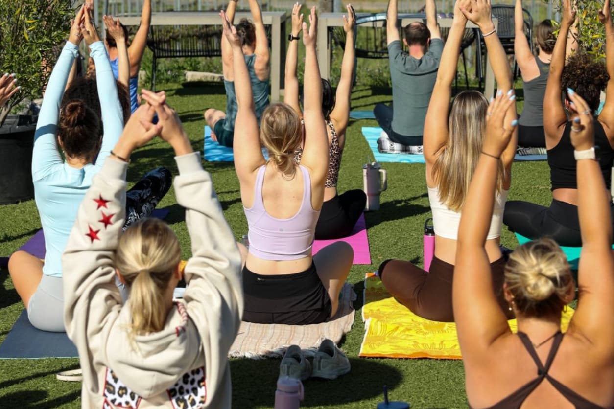 Yoga with a Vineyard View - general event at Akash Winery & Vineyards in Temecula, California